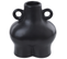 Dolomite Vase à Fleurs 32 Cm Noir Nafplio
