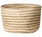 Lot De 3 Paniers En Jute Naturel Et Beige Kahu