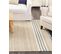 Tapis En Jute 160 X 230 Cm Beige Et Gris Mirza