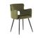 Chaise De Salle à Manger Set De 2 Velours Vert Olive Sanilac