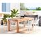 Lot De 4 Chaises De Jardin Blanc Napoli