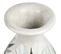 Terre Cuite Vase Décoratif 53 Cm Blanc Bleu Rawas