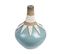 Terre Cuite Vase Décoratif 43 Cm Bleu Beige Silau