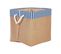 Lot De 2 Paniers En Tissu Polyester Beige Tugul