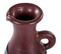 Terre Cuite Vase Décoratif 40 Cm Bleu Marron Velia