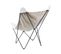 Velours Fauteuil Blanc Nybro