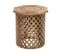 Table D'appoint En Bois De Manguier Sombre Khanpur