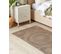 Tapis En Jute Beige Et Gris 80 X 150 Cm Ariba