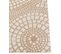 Tapis En Jute Beige Et Blanc 80 X 150 Cm Ariba