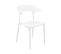 Chaise De Jardin Set De 8 Matière Synthétique Blanc Gubbio