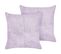 Lot De 2 Coussins Violet Millet 43 X 43 Cm