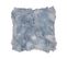 Lot De 2 Coussins En Fausse Fourrure Bleue 45 X 45 Cm Lubha