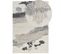 Tapis Blanc Et Gris 160 X 230 Cm Goris