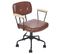 Chaise De Bureau En Pu Marron Algerita