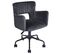 Chaise De Bureau Velours Noir Sanilac