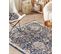 Tapis Beige Et Bleu 160 X 230 Cm Malishka