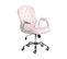 Chaise De Bureau Velours Rose Princess