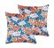 Lot De 2 Coussins Velours Multicolore Sumac 45 X 45 Cm