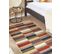 Tapis Kilim En Laine Multicolore 80 X 150 Cm Musaler