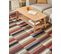 Tapis Kilim En Laine Multicolore 160 X 230 Cm Musaler