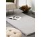 Tapis En Fausse Fourrure De Lapin Gris 80 X 150 Cm Mirpur