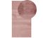 Tapis En Fausse Fourrure De Lapin Rose 80 X 150 Cm Mirpur