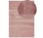 Tapis En Fausse Fourrure De Lapin Rose 160 X 230 Cm Mirpur