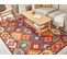 Tapis Kilim En Laine Multicolore 160 X 230 Cm Zovuni