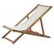 Chaise Longue Bois Bois Clair Anzio