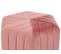 Pouf En Velours Rose D 53 Cm Murietta