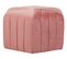 Pouf En Velours Rose D 53 Cm Murietta