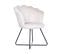 Velours Fauteuil Blanc Cassé Lovelock