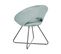 Fauteuil Design En Velours Vert Menthe Rachel