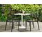 Lot De 4 Chaises De Jardin Noir Gela