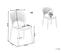 Lot De 4 Chaises Blanc Ostia