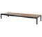 Chaise Longue Métal Bois Clair/noir Nardo