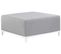 Pouf Ottoman De Jardin Gris Clair Et Blanc Rovigo