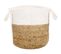 Lot De 2 Paniers En Jute Naturel Et Blanc Bellpat