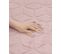 Tapis En Fausse Fourrure De Lapin 160 X 230 Cm Rose Thatta