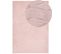 Tapis En Fausse Fourrure De Lapin 160 X 230 Cm Rose Thatta