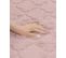 Tapis En Fausse Fourrure De Lapin 160 X 230 Cm Rose Gharo