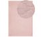 Tapis En Fausse Fourrure De Lapin 160 X 230 Cm Rose Gharo