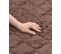 Tapis En Fausse Fourrure De Lapin 160 X 230 Cm Marron Gharo