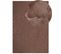 Tapis En Fausse Fourrure De Lapin 160 X 230 Cm Marron Gharo