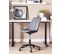 Chaise De Bureau Tissu Gris Graphite Dakota