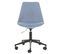 Chaise De Bureau Tissu Bleu Clair Dakota