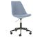 Chaise De Bureau Tissu Bleu Clair Dakota