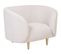 Fauteuil Beige Clair Loen