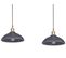 Lampe Suspendue En Bois De Manguier Noir Et Laiton Cheyyar