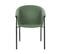 Chaise De Salle à Manger Set De 2 Tissu Vert Foncé Ames